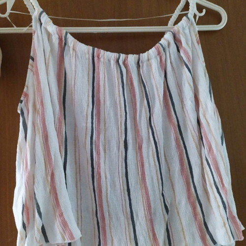Crop top summer blouse used, size M 38 10