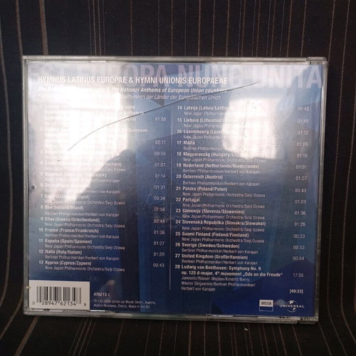 Hymni Unionis Europaeae CD used, in very good condition x4