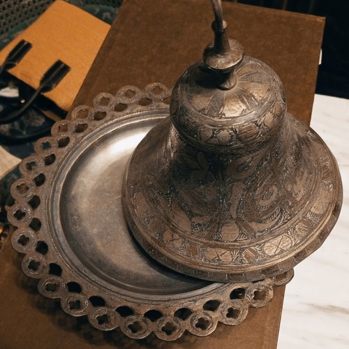 Traditional Oriental Serving Dish with Lid (Sahan)