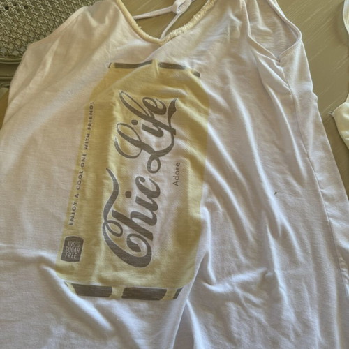 Tank tops bundle size L like new with Chic Life and Miss Raxevsky