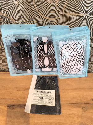 Intimate lingerie new set of 4 pieces black