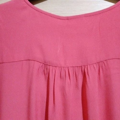 In Wear crepe blouse pink new, size L