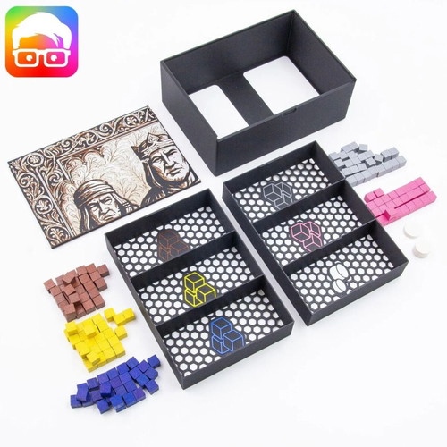 Caylus Board Game Organizer new, fits sleeved cards