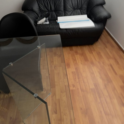 Leather two-seater sofa like new