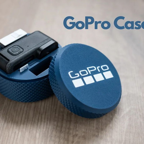 GoPro case with 2 batteries and SD cards made to order