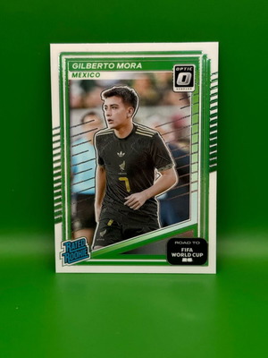 Donruss Road to FIFA World Cup ’26 Gilberto Mora Rated Rookie Optic card like new