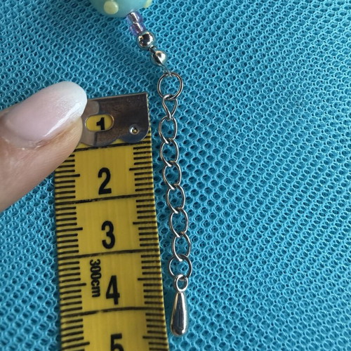 Summer colorful necklace with large beads like new