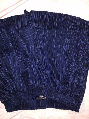 Shorts BERSHKA pleated dark blue new size M