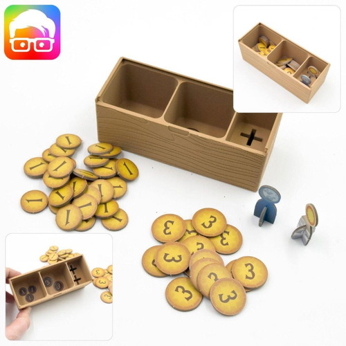 Everdell Duo Board Game Organizer New 3D Printed Insert