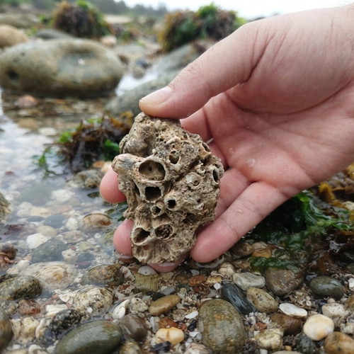 Fossils like new, coral and ancient shell