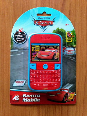 Disney Pixar Cars пластмасов мобилен телефон нов с звуци