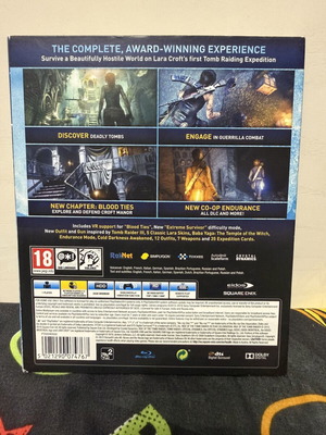 Rise of the Tomb Raider 20 Year Celebration PS4 game like new