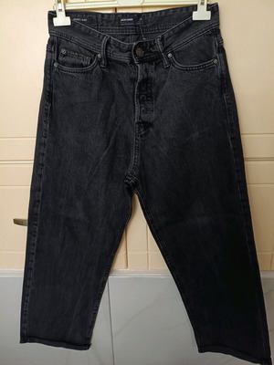 Ανδρικό τζιν παντελόνι Jack & Jones Alex Baggy fit μαύρο σαν καινούργιο
