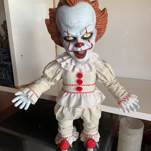 Mezco IT Mega Scale Talking Pennywise action figure used