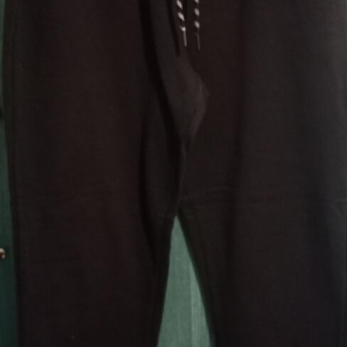 Abercrombie & Fitch tracksuit set used, black, pants L, sweatshirt XL