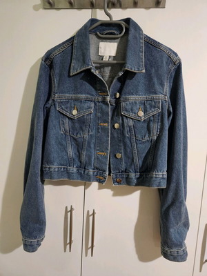 Cropped Denim Jacket H&M μέγεθος S σαν καινούργιο, μπλε
