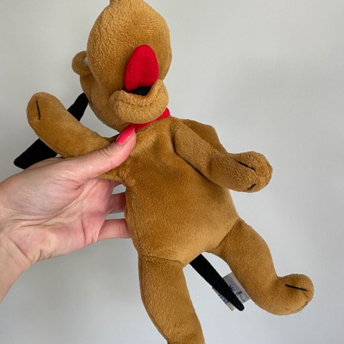 Disney Pluto vintage plush beanbag toy 1997 used