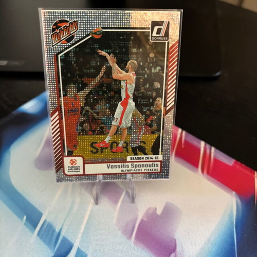 Vassilis Spanoulis 2024-25 Panini Donruss EuroLeague Highlights Press Proof card near mint