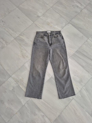 Τζιν Frame Le Jane Crop μέγεθος 28 σαν καινούργιο, οργανικό βαμβάκι, γκρι