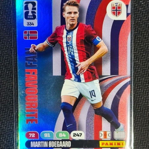 Martin Ødegaard Fan Favourite Panini Adrenalyn XL FIFA World Cup 2026 Card new