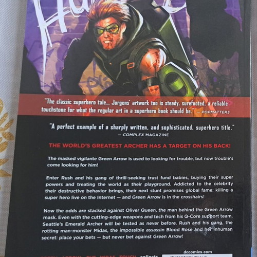 Green Arrow Vol. 1 The Midas Touch comic like new