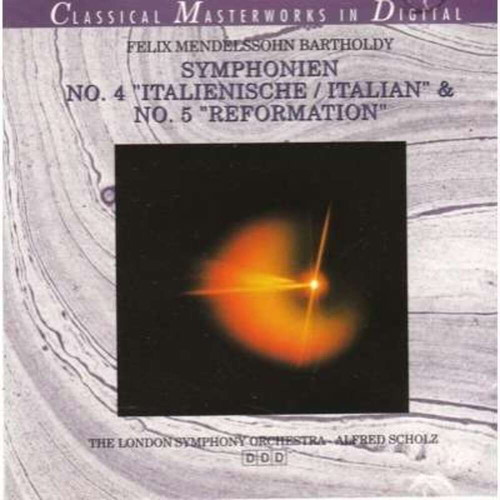 Mendelssohn Bartholdy Symphonies no.4 & no.5 CD slightly used, classical