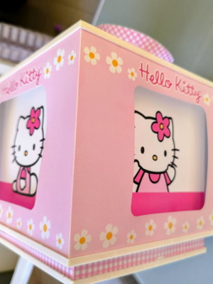 Hello Kitty ceiling light pink like new