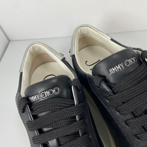 Jimmy Choo Rome leather sneakers like new, size 37, black