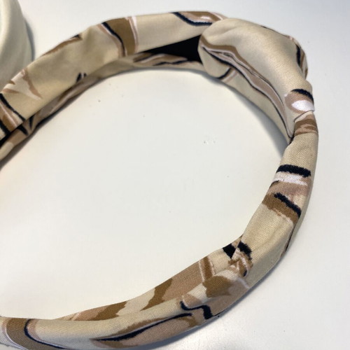 Shein set of 3 new headbands, white and beige
