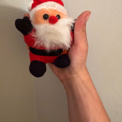 Small Santa Claus plush decorative new
