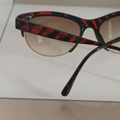 Paloma Picasso sunglasses new, red and gold, 80's style