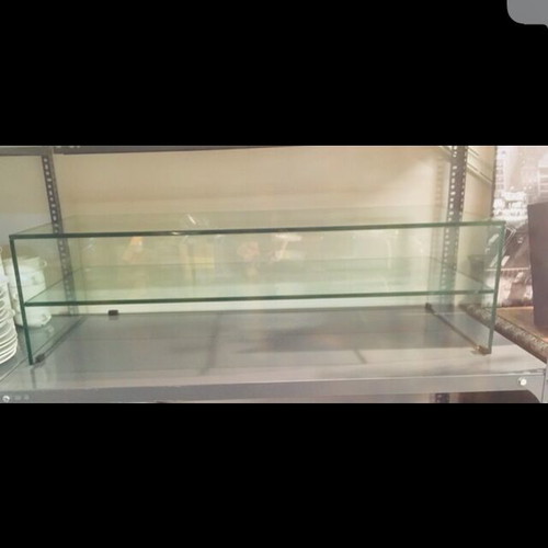 Glass Display Case new, securit glass 5mm, 1.10m length