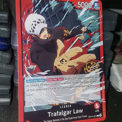 Trafalgar Law Leader One Piece TCG OP14 like new