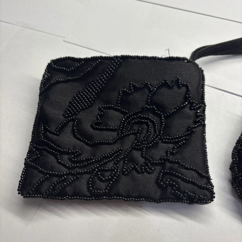 Handbags used, black, set of 2 pieces