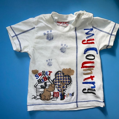 T-shirt for 6-month-old boy used