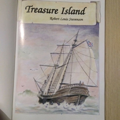Treasure Island book by Robert Louis Stevenson new, English