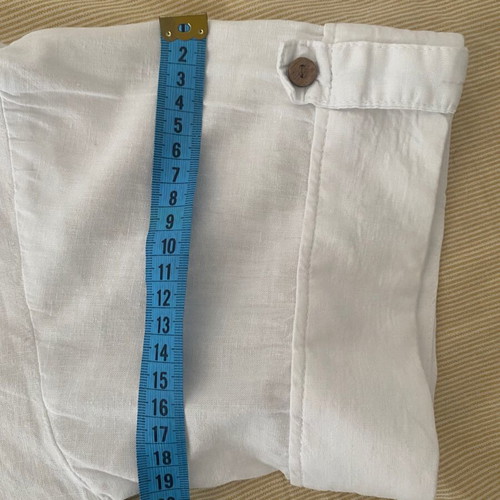 Zara cotton shirt short sleeve medium white like new