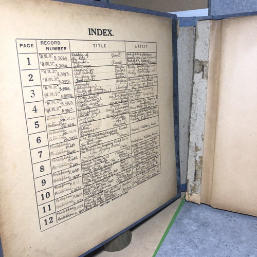 HMV Parlophone 78 rpm 10 inch gramophone records, 1930s