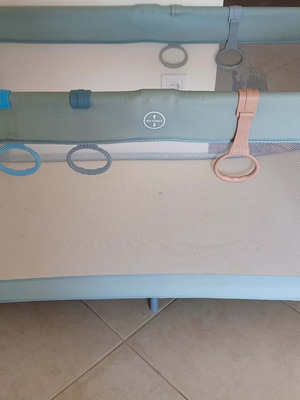 Playpen with 5 cm foam mattress, like new