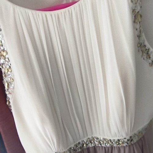 Jakke Formal Dress like new, size M, white and beige