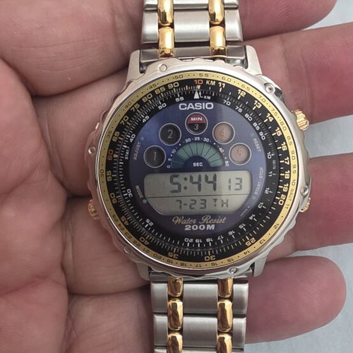 Casio DW 7000 wristwatch 1989 like new