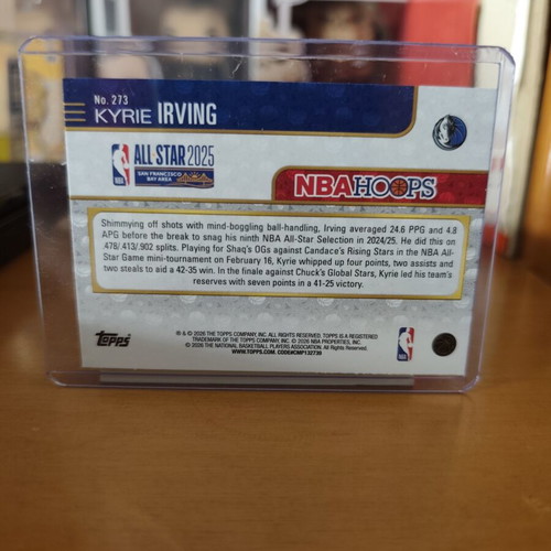 NBA Hoops Topps Kyrie Irving #273 All-star 2025 card new