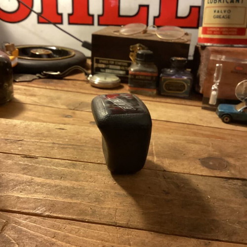 Fiat gearshift lever used, vintage 1968-1972 logo