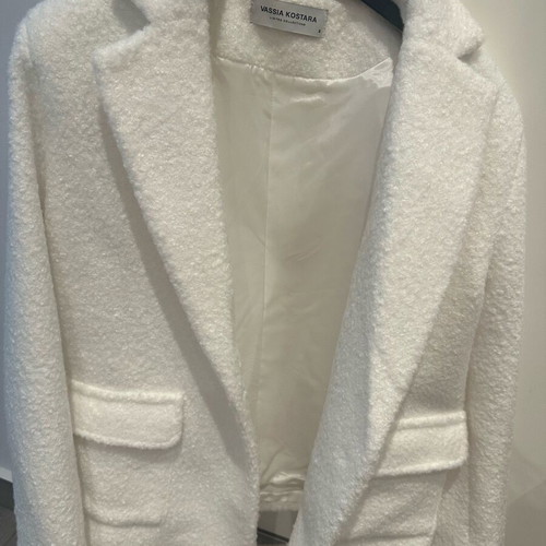 White blazer Vassia Kostara like new, size S, white