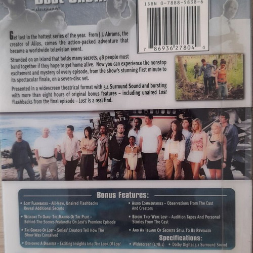 Lost Complete Series 1 DVD without Greek subtitles
