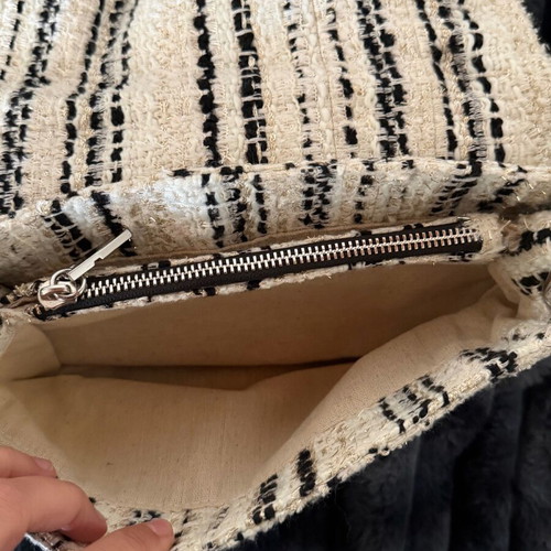Boho Zara crossbody bag like new, white
