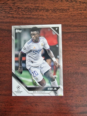 Συλλεκτική κάρτα Topps C.L. Vini Junior Real Madrid σαν καινούργια