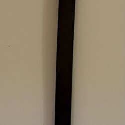 Brown belt leather look classic design 125cm like new