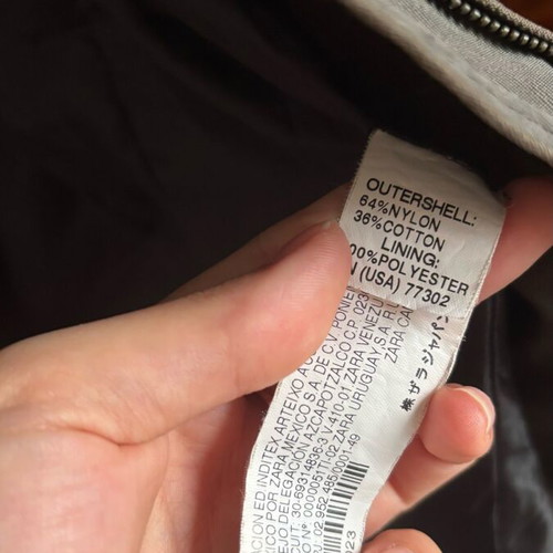 Zara Woman trench style jacket like new, khaki