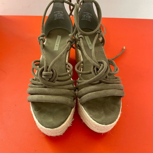 Bershka espadrilles like new khaki with unique design size 38